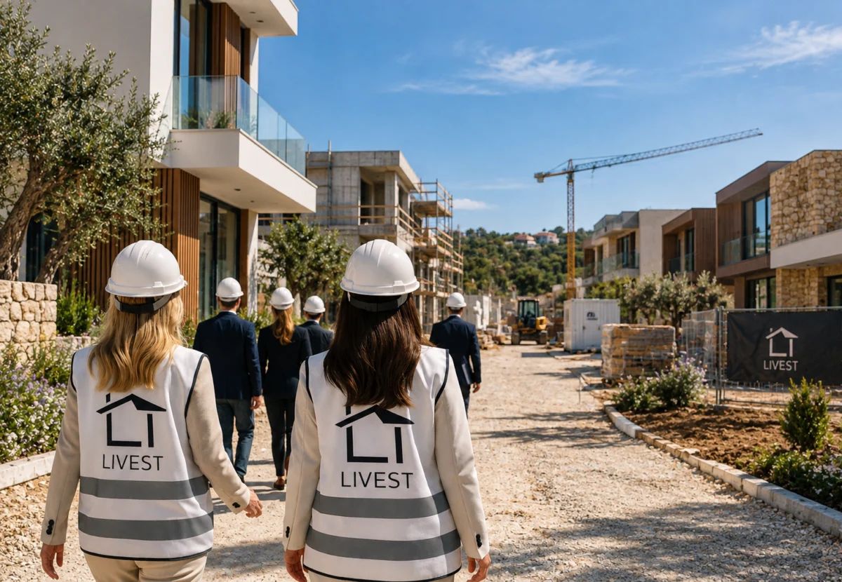 Consultoras da LIVEST numa visita de acompanhamento de obra